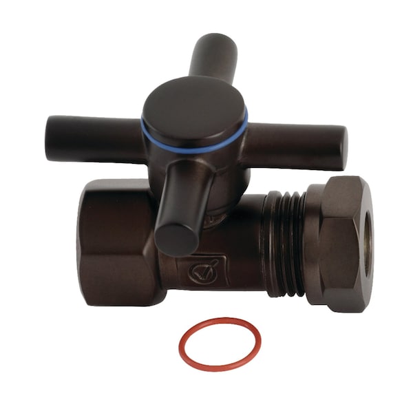 Concord 1/2" IPS x 1/2" or 7/16" Slip Joint Straight Valve, Bronze